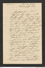 Nachlass Franz Steindachner, Brief (unvollständig) von Emil Stöhr an Franz Steindachner (08.06.1877), Inv.Nr. 518.06, Seite 1